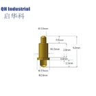New Designed Precision Gold Plated Pogo Pin Charging Connector OEM Brass Spring Loaded Double Head Pogo Pin