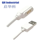 Magnetic Charging Cable USB 7.62mm 4mm 2.84mm To 3 Pin 4 Pin 7.62mm Magnetic Charger Cable Cord For Smart Watch Charger