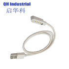 4pin 2.54mm Pitch Black  White ColotPoka Yoka LED OLED TV Box Smart Cup Amphenol Tablet Magnet Wire Cable USD Connector
