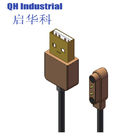 2Pin 4.0mm Pitch without Positioning Point 1mm 2mm 3mm 4mm Male Smart Watch Smart Device Magnetic Power USB Connector