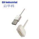 4Pin United Emirates Intercom Connector Magnetic Usb Connector Spring Loaded Pogo Pin Connector