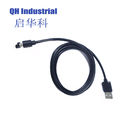 3A 700gf Stong Magnetic Force 1m Length Black Male Female 4Pin Magnetic Charging Cable Connector