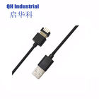 1A 2A 3A 700gf Spring force 1m Length Black Male Female Charging 4 Pin Magnetic Pogo Pin Cable Connector