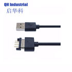 2A 3A Male Female 4Pin Magnetic Cable Connector with USB