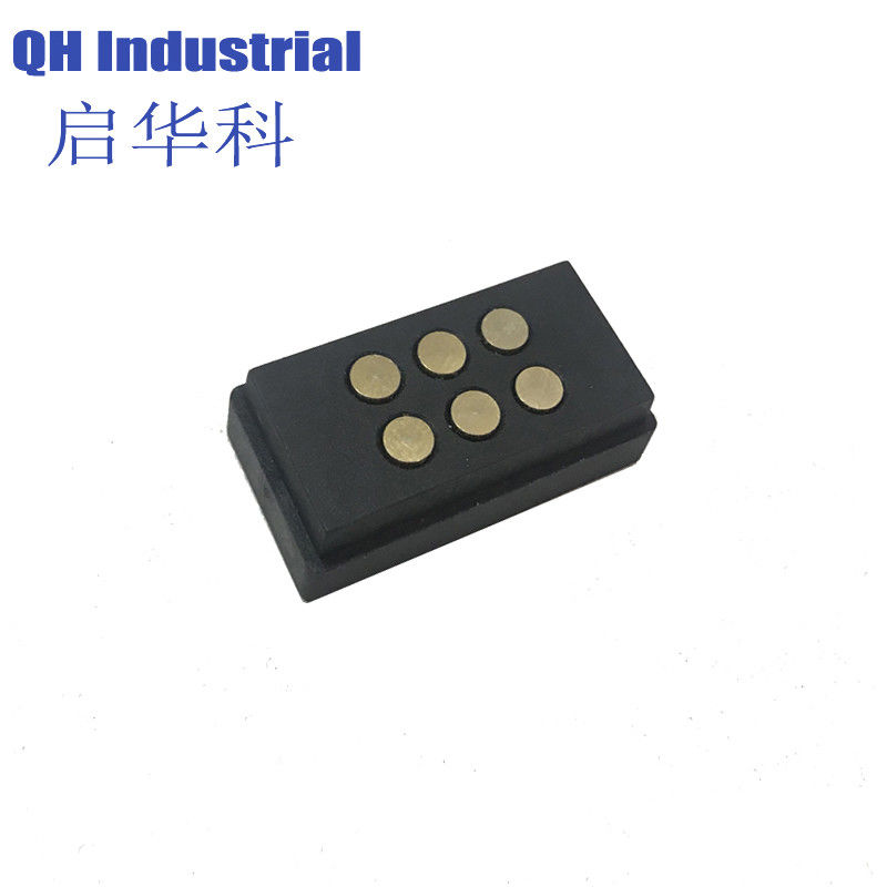 6Pin United States Amphenol Connector Magnetic Power Connector Magnetic spring loaded pin To Usb