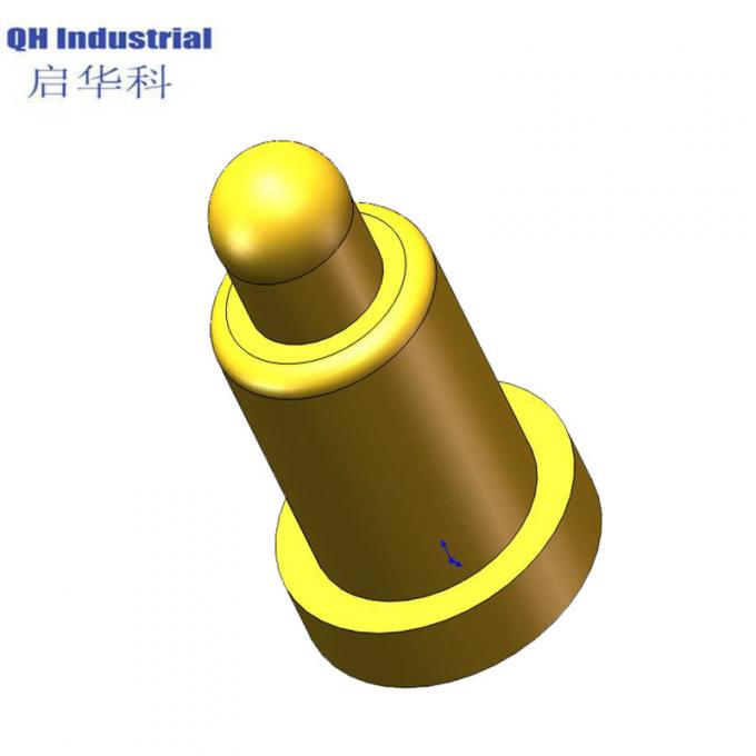 Smt Gold Spring Pin SMT 3.5mm Plated Ni PCBA SMT Spring Load Pin Gold Plated GPS Screw Rf ...