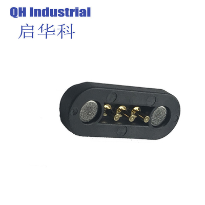 Samples Available Strong Magnetic Force 3 Pin Connector 2.54mm Pitch Pogo Pin Magnetic Connector For Electronic Product