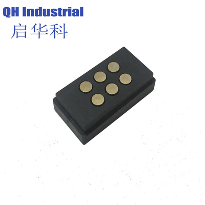 6 spring pin magnet charging base contact and probe magnet base magnet spring pin base pogo 6 pin connector