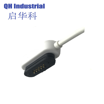 Free Sample Universal 1A USB Magnetic Pogo Pin Charger 5Pin Charging Cable Cord for Smart Watch Smart Wearable