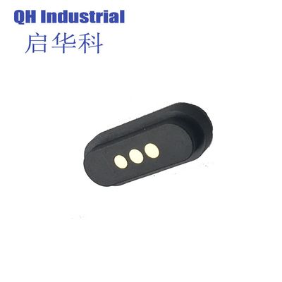 Gold Plated 12V 1A 5V 2A Male And Female Data Transmission Pogo 3 4 5 6 7 Pin Magnetic Pogo Pin Connector