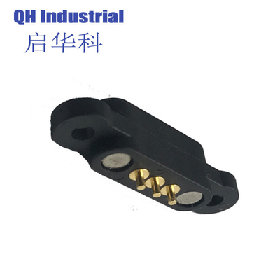 1 2 3 A  Waterproof Magnetic Pogo Pin Connector 2 3 4 5 6 Pins Spring Loaded Pogopin Male Female DC Power Socket Contact