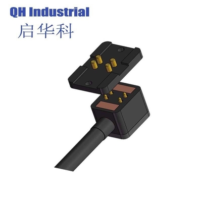 Good Price 2.8mm Pitch Mating Usb Cable Magnetic Wearable Device Charging Connector 4 Pin Pogo Pin Magnetic Connector