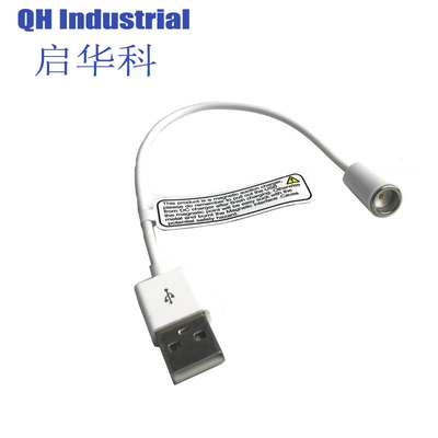 Wholesale on stock round type magnetic charging cable mobile phones usb fast charging charger usb charging data cable