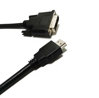 Factory direct HDMI to dvi-d cable 18+1 bidirectional 0.5 m 1 m Nickel plated dvi to HDMI cable 4k Computer Laptop Notebook converter