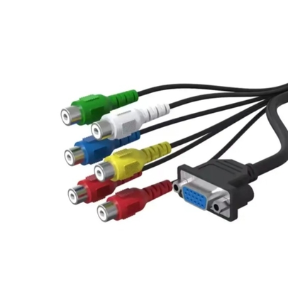 HD-MI to RCA Cable 1080P 5ft HD-MI Male to 3 RCA Female Video Audio AV Cable Connector Adapter Transmitter For TV HDTV DVD
