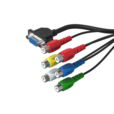 Customized High Speed HDMI TO DB And AV Cable Line Audio Video Component Cord Wire 6 RCA Cable For TV Game Console Computer