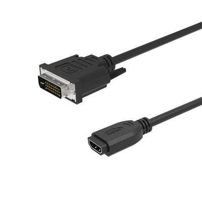 Wholesale Hot Selling 3 D 4 k 50 60 hz Female HDMI To Male DVI 24+1 Cables 1 M 2 M High Speed Gold Plated 2.0 Version Video Cable