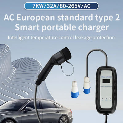 Factory Wholesale New Energy Electric Vehicle Charging Station 7KW AC EV Charger Wall-Mounted AC ELectric Car Charger for Home