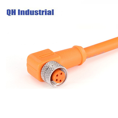 M8 3 4 5 pin screw clamp Plastic Field Assembly Connector Waterproof Circular Industrial Male Female Plugs