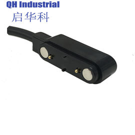 2Pin 10mm Pitch Spring Force PCB Connector magnetic pogo pin cable connector