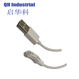2Pin Waterproof LED LCD OLED Smartphone, Earphone ,Charger Magnetic Pogo Pin USB Connector