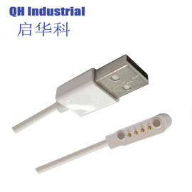 4pin 2.54mm Pitch Black  White ColotPoka Yoka LED OLED TV Box Smart Cup Amphenol Tablet Magnet Wire Cable USD Connector