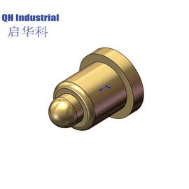 SMT 2.5mm Length Body Brass C3604 Ethernet Single End Pin Reel Tape Package 1.5mm Headset Smart Watch Diameter Pogo Pin