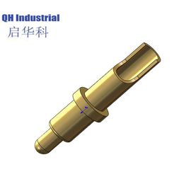 Soler Cup 4.0mm Length Gold Plating Charger Signal 90 Degree Bend Pogo Pin Flat Pogo Pin