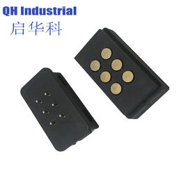 6Pin Bulgaria Computer Connector Magnetic spring loaded pin Usb Connector Waterproof spring loaded pin Connector