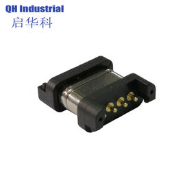 4Pin 2.54mm Pitch Male and Female 1Amp 2Amp Spring Force 500gf Magnetic Pogo Pin Connector