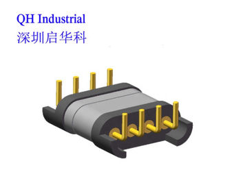 4Pin 2.54mm Pitch Male Female 2Amp 600gf Magnetic Pogo Pin Charger Connectors
